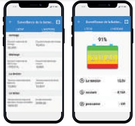 Capture écran application BT batterie powerbox